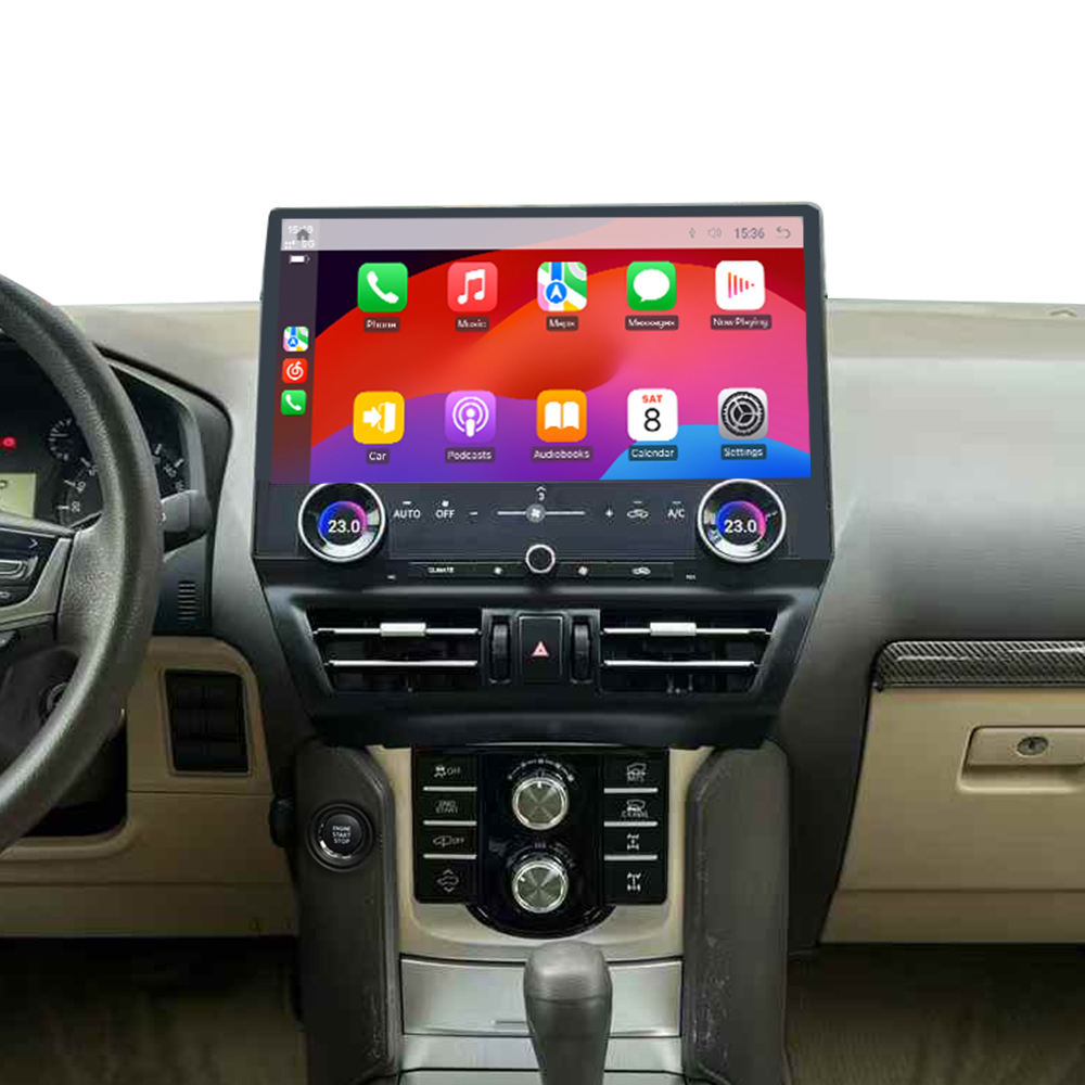 16.8" Tesla Style Android Screen for Toyota Land Cruiser Prado 2010-2021 | GPS Navigation