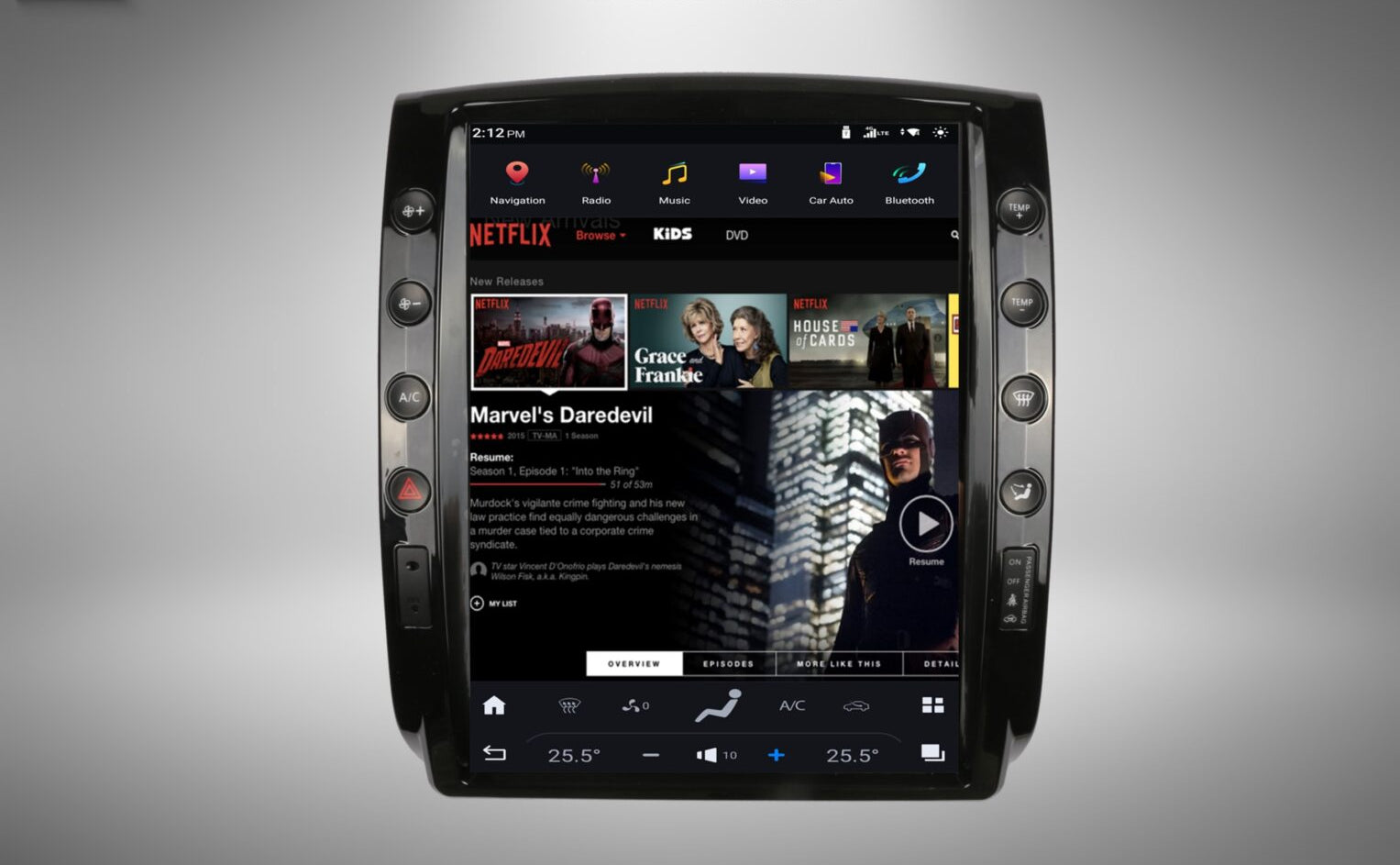Carify Toyota Tacoma 2005-2015 Tesla Style Android Screen |12.1" Wireless Apple CarPlay &amp; Android Auto