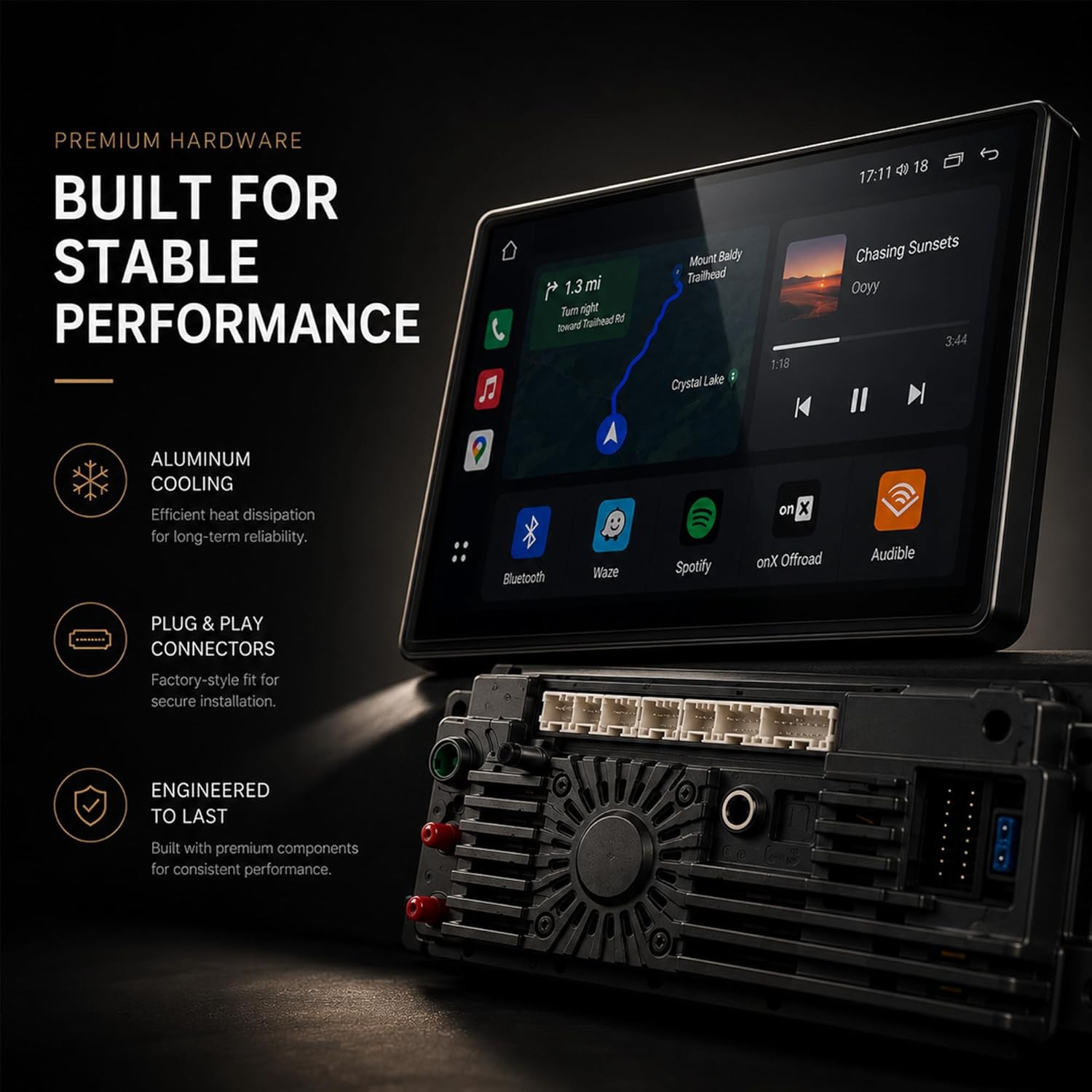 Toyota Tacoma 2024-2025 Tesla Style 14.6" Android 14 Car Stereo | Wireless Apple CarPlay &amp; Android Auto