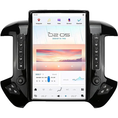 Tesla Android 14.5″ 15.6″ Car Radio GPS Navigation For GMC Sierra Chevrolet Silverado 2014-2019 Car Multimedia Stereo Player