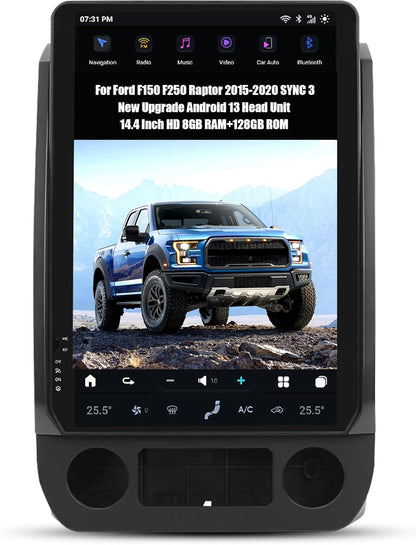 Carify Tesla Android 13 14.4″ Car Radio GPS Navigation For Ford F150 F250 Raptor 2015-2020