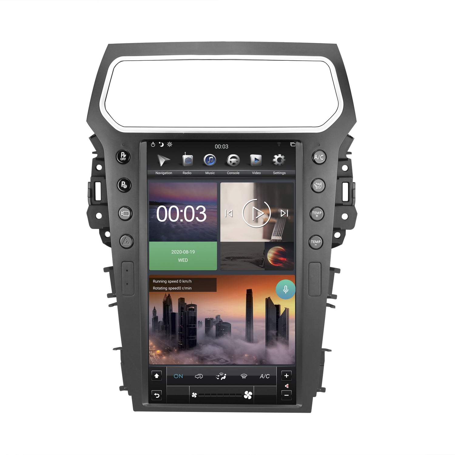 14.4" Android 13 Car Stereo for 2011-2019 Ford Explorer | Wireless CarPlay Android Auto | Tesla Style Head Unit