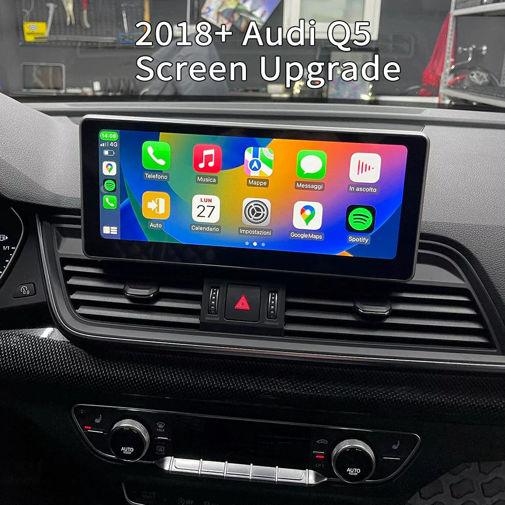 Android 13 Car Stereo GPS Navigation For Audi Q5 2018-2020 | 12.3" /10.25" Touch Screen Multimedia Player | Wireless Apple CarPlay
