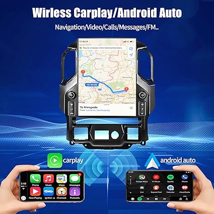 Tesla Android 15.6″ Car Radio GPS Navigation For Chevrolet Silverado GMC Sierra 2019-2024 Car Multimedia Stereo Player
