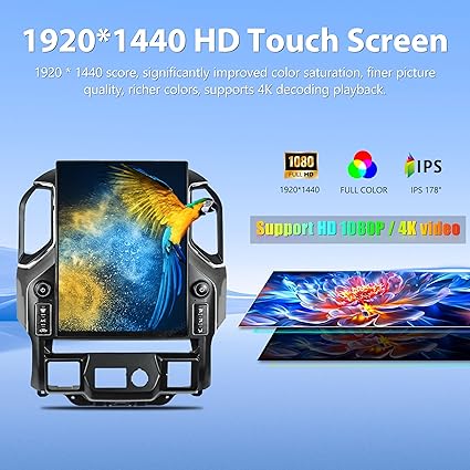 Tesla Android 15.6″ Car Radio GPS Navigation For Chevrolet Silverado GMC Sierra 2019-2024 Car Multimedia Stereo Player