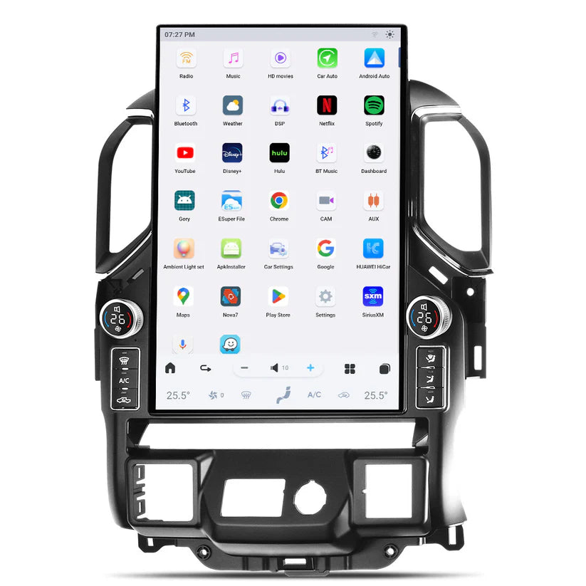 Tesla Android 17.2″ with LED knobs Car Radio GPS Navigation For Chevrolet Silverado GMC Sierra 2019-2025
