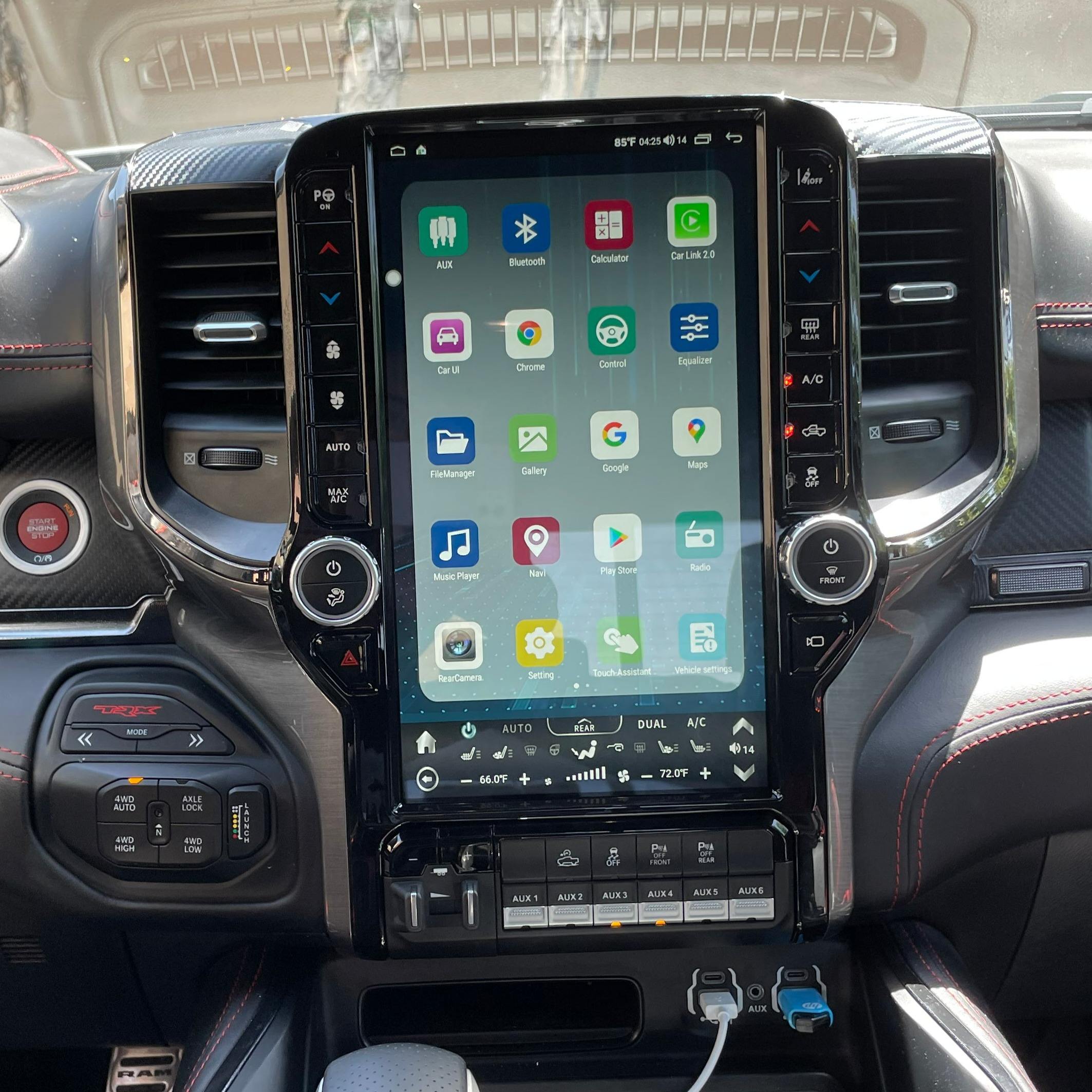 Tesla Android 13.6″ Car Radio GPS Navigation For Dodge Ram 2019-2022 Car Multimedia Stereo Player Car Video