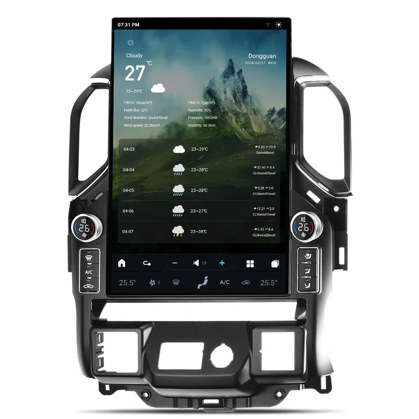 Tesla Android 17.2″ with LED knobs Car Radio GPS Navigation For Chevrolet Silverado GMC Sierra 2019-2025
