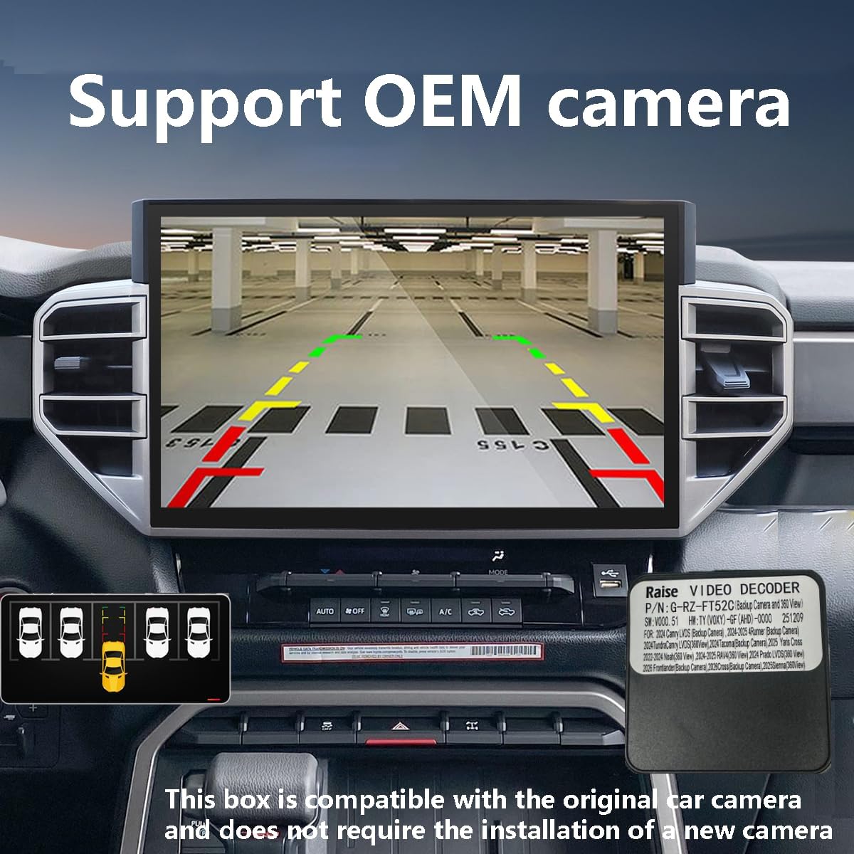 Tesla Android 14.6″ Car Radio GPS Navigation For Toyota Tundra 2022-2024 Car Multimedia Stereo Player Car Video