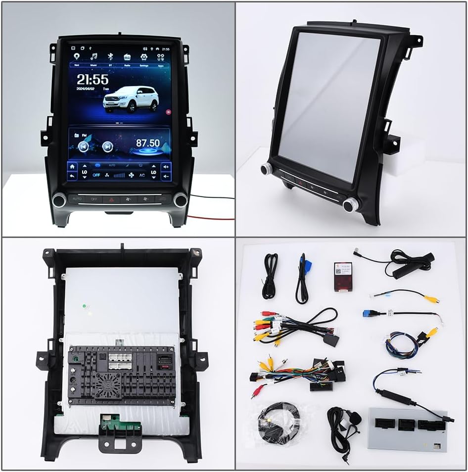 For Ford Ranger Everest 2016-2021 12.1" Android Car Stereo Apple CarPlay Android Auto Screen Upgrade
