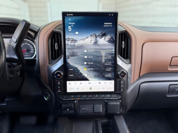 Tesla Android 17.2″ with LED knobs Car Radio GPS Navigation For Chevrolet Silverado GMC Sierra 2019-2025