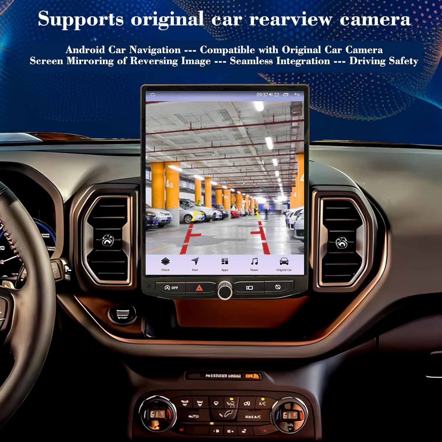 Carify Tesla Android 12″ Car Radio GPS Navigation For Ford Bronco Sport 2020-2025 Car Multimedia Stereo Player Car Video