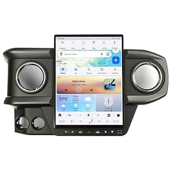 13.8" Android 13 Car Stereo for 2016-2023 Toyota Tacoma | Wireless CarPlay Android Auto | Plug &amp; Play Tesla Style Head Uni