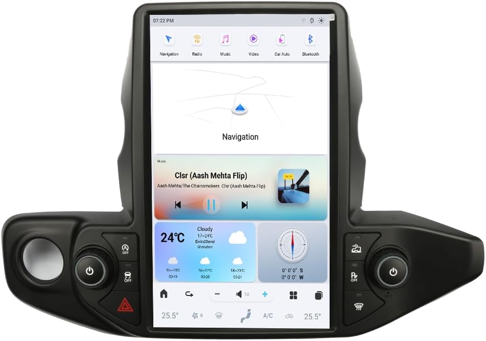 13.6" Tesla Screen for Jeep Wrangler Gladiator  2018-2021 | Wireless Carplay Android Auto Head Unit