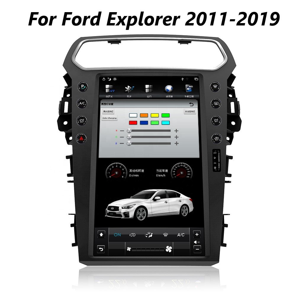 14.4" Android 13 Car Stereo for 2011-2019 Ford Explorer | Wireless CarPlay Android Auto | Tesla Style Head Unit