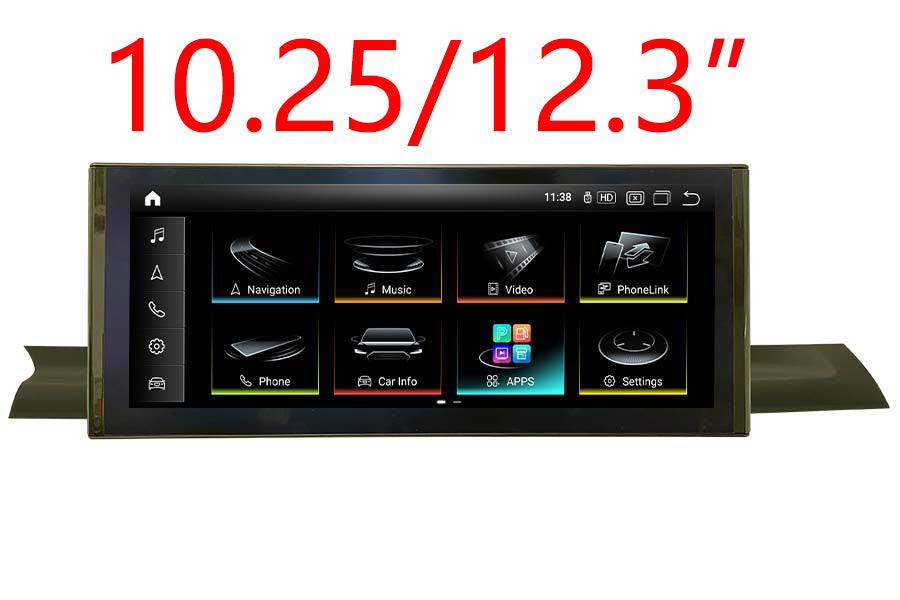 Android 13 10.25"/12.3" Car Stereo for Audi A4 A5 S4 S5 RS4 RS5 B9 (2017–2019) | Wireless Apple CarPlay &amp; Android Auto