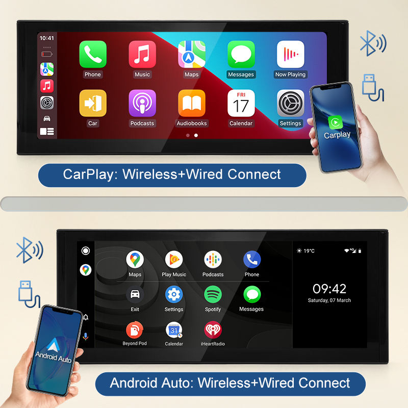 Android 13 10.25"/12.3" Car Stereo for Audi A4 A5 S4 S5 RS4 RS5 B9 (2017–2019) | Wireless Apple CarPlay &amp; Android Auto