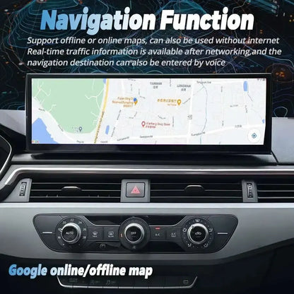 Android 13 10.25"/12.3" Car Stereo for Audi A4 A5 S4 S5 RS4 RS5 B9 (2017–2019) | Wireless Apple CarPlay &amp; Android Auto