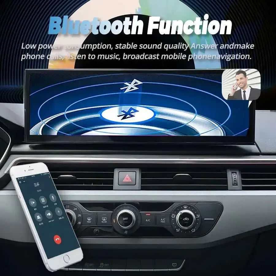 Android 13 10.25"/12.3" Car Stereo for Audi A4 A5 S4 S5 RS4 RS5 B9 (2017–2019) | Wireless Apple CarPlay &amp; Android Auto