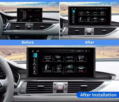 Android 13 12.3" Car Touch Screen For Audi A6 A7 S6 S7 RS6 RS7 C7 2012–2018 | GPS Navigation