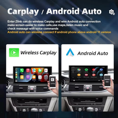 Android 13 12.3" Car Touch Screen For Audi A6 A7 S6 S7 RS6 RS7 C7 2012–2018 | GPS Navigation