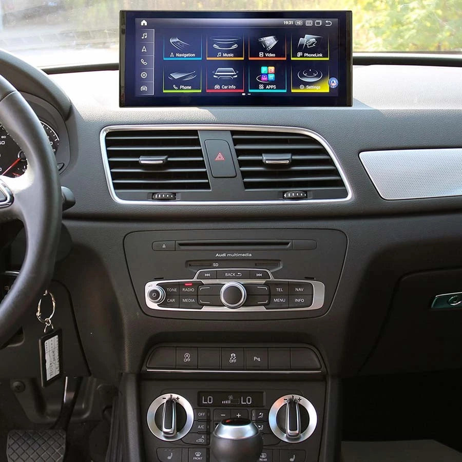 Carify Android 13 10.25"/12.3" Touch Screen for Audi Q3 SQ3 RSQ3 (2013–2018) | Wireless Apple CarPlay
