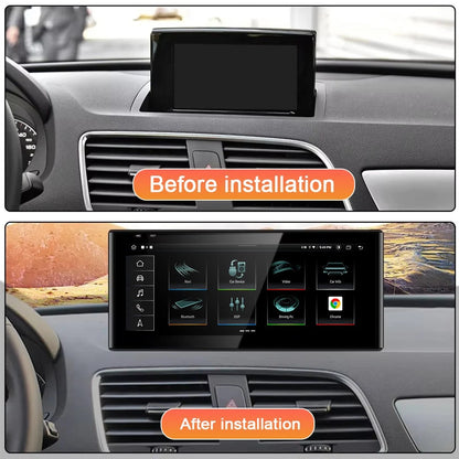 Carify Android 13 10.25"/12.3" Touch Screen for Audi Q3 SQ3 RSQ3 (2013–2018) | Wireless Apple CarPlay