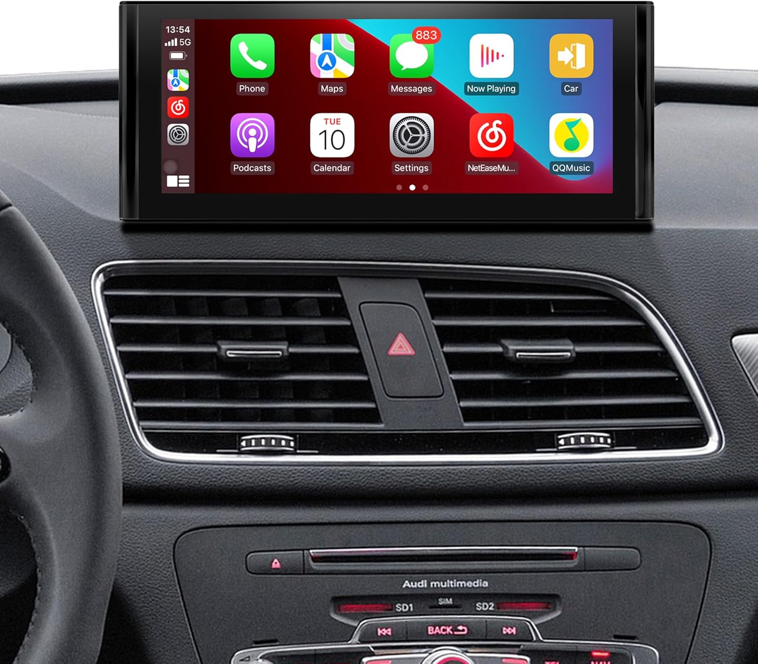 Carify Android 13 10.25"/12.3" Touch Screen for Audi Q3 SQ3 RSQ3 (2013–2018) | Wireless Apple CarPlay