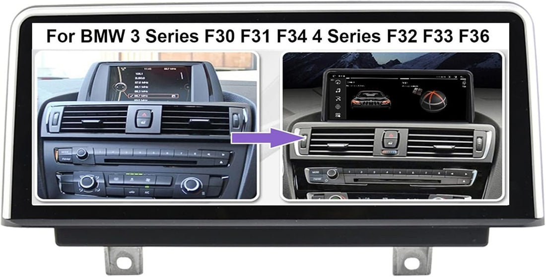 12.3" Android Auto For BMW 3 Series F30/F31/F34/F35 4 Series F32/F33/F36 2013-2017 Touch Screen Car Stereo Multimedia Player