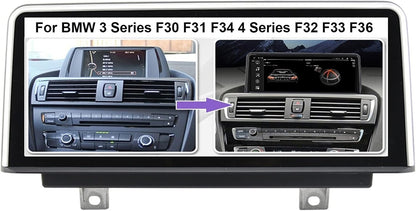 12.3" Android Auto For BMW 3 Series F30/F31/F34/F35 4 Series F32/F33/F36 2013-2017 Touch Screen Car Stereo Multimedia Player