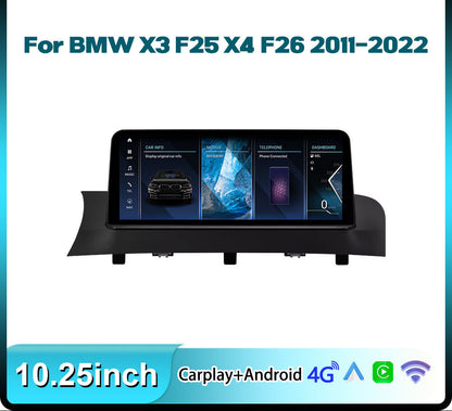 Carify BMW X3 F25 Android Car Stereo | 10.25" &amp; 8.8" Wireless Apple CarPlay, Android Auto &amp; GPS Navigation