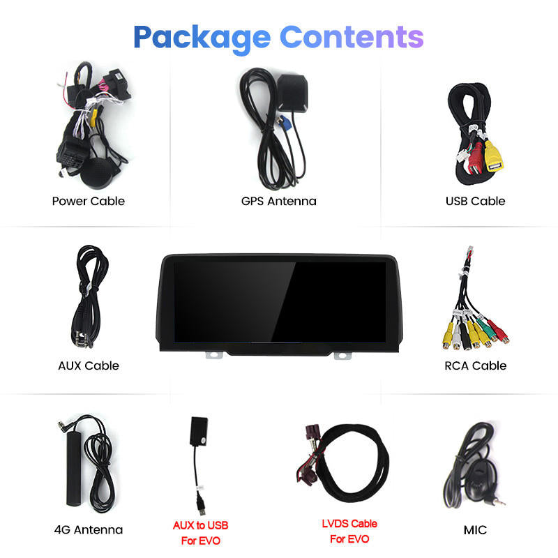 Carify Android 13 Car Stereo for BMW X3/X4 G01 G02 2018-2020 | 10.25" Wireless Apple CarPlay, GPS Navigation
