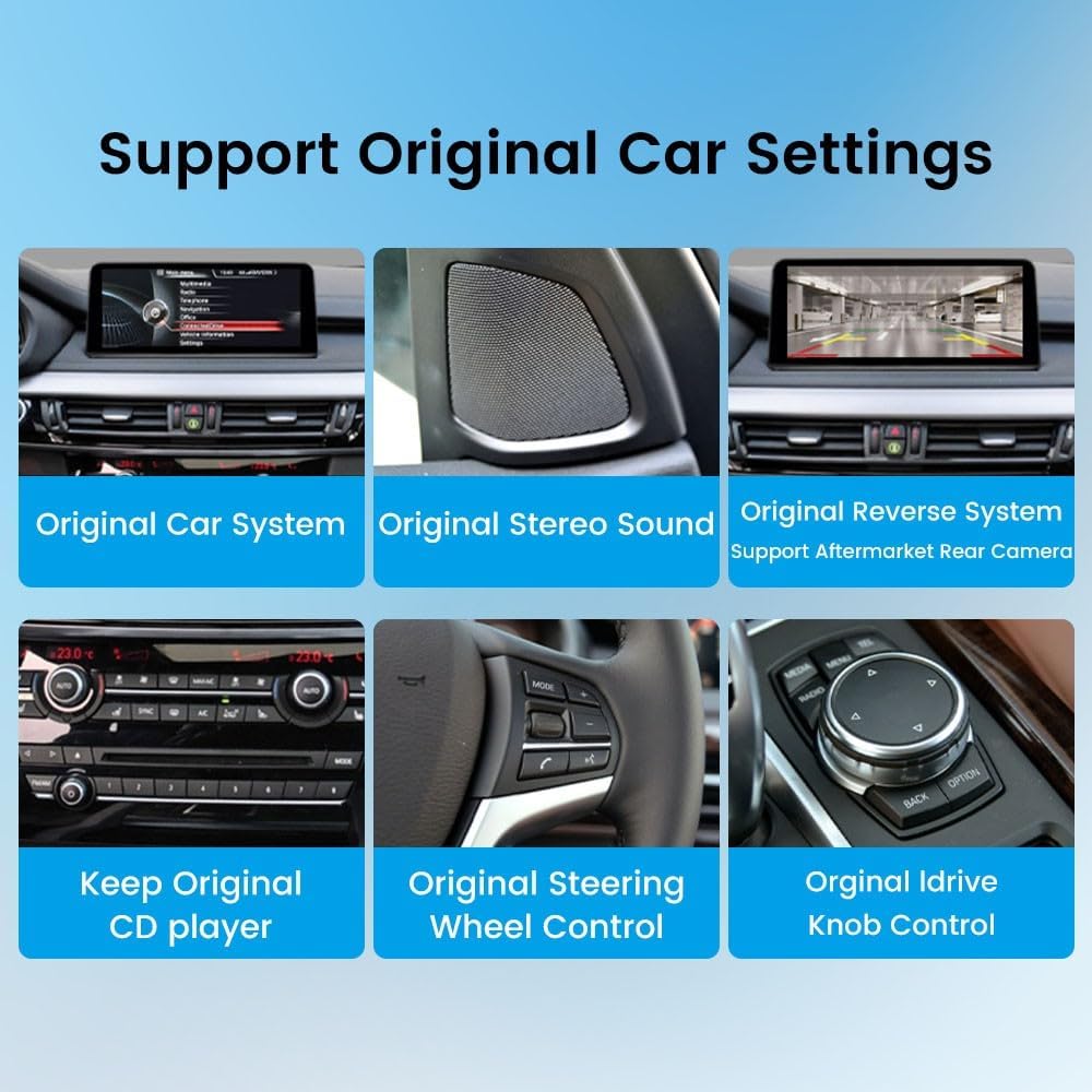 Carify BMW X5 F15 Android Car Stereo | 10.25" &amp; 12.3" Wireless Apple CarPlay, Android Auto &amp; GPS Navigation