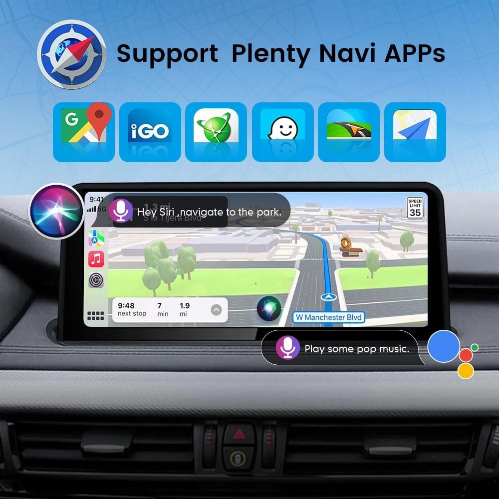 Carify BMW X5 F15 Android Car Stereo | 10.25" &amp; 12.3" Wireless Apple CarPlay, Android Auto &amp; GPS Navigation