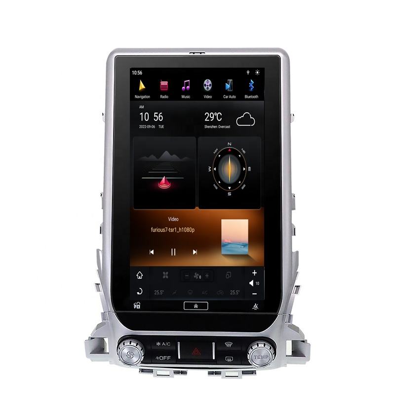 16" Tesla Style Android 13 Car Stereo for Toyota Land Cruiser LC200 2016-2020 | GPS Navigation
