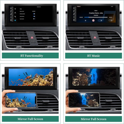 Carify Android 13 10.25"/12.3" Touch Screen for Audi Q3 SQ3 RSQ3 (2013–2018) | Wireless Apple CarPlay