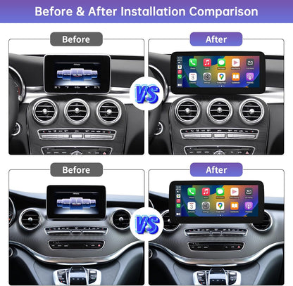 Carify Android 13 10.25"/12.3" Car Stereo for Mercedes-Benz C-Class W205 &amp; GLC-Class X253 (2015-2018) | Wireless Apple CarPlay