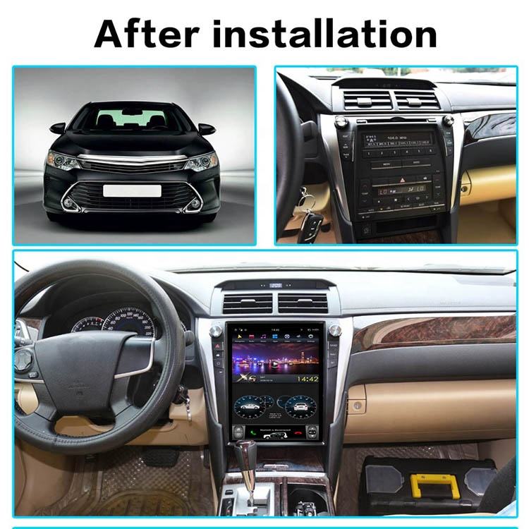 Carify 12.1" Android 13 Car Stereo For Toyota Camry 2012–2017 | Wireless CarPlay &amp; Android Auto