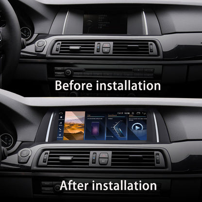 For BMW 5 Series F10 F11 F12 Android 13 Car Stereo 10.25"/12.3" GPS Navigation Wireless CarPlay Android Auto