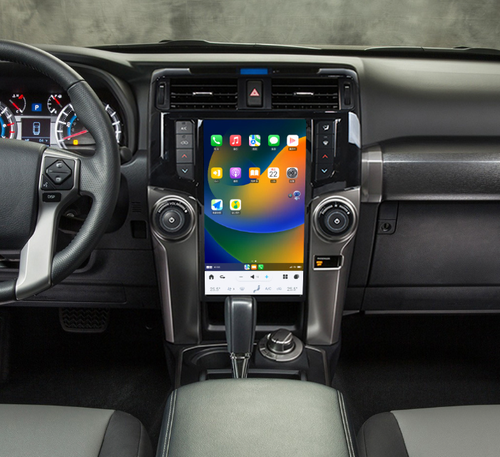 Android 13 Tesla Style Screen for Toyota 4Runner 2009-2023 | Wireless CarPlay GPS Navigation