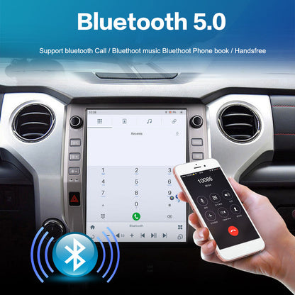 Android 12.1" Tesla Style Car Stereo for Toyota Tundra &amp; Sequoia 2014-2021 Wireless CarPlay GPS
