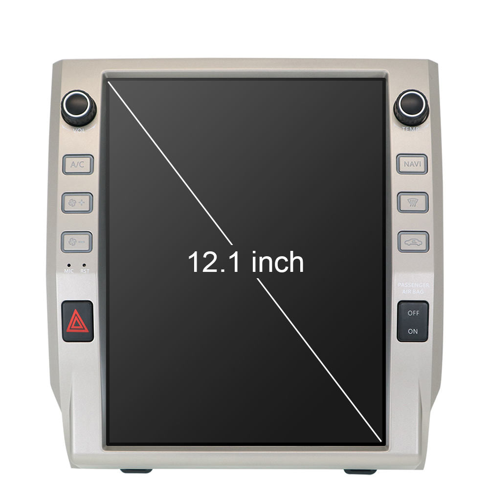 Android 12.1" Tesla Style Car Stereo for Toyota Tundra &amp; Sequoia 2014-2021 Wireless CarPlay GPS