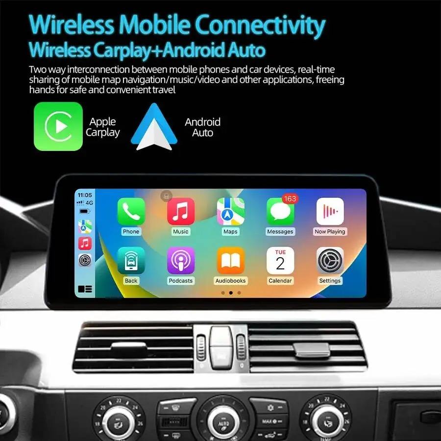 Carify Android 13 Car Radio For BMW 3 Series E90 E91 E92 E93 (2006-2012) | 10.25"/12.3" Wireless Apple CarPlay &amp; Android Auto