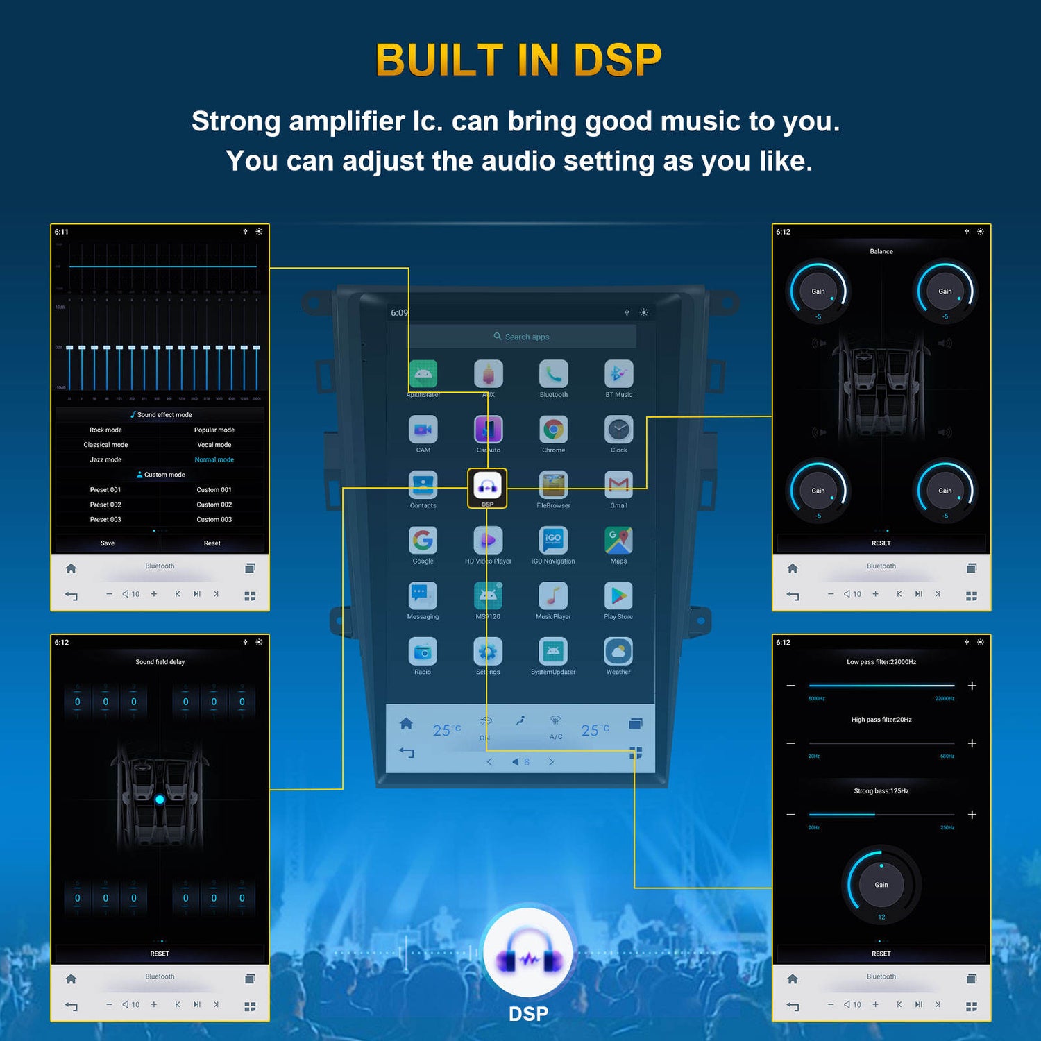 For Ford Mondeo Fusion MK5 2014-2020 13.6" Android Car Stereo | Wireless Apple CarPlay &amp; Android Auto