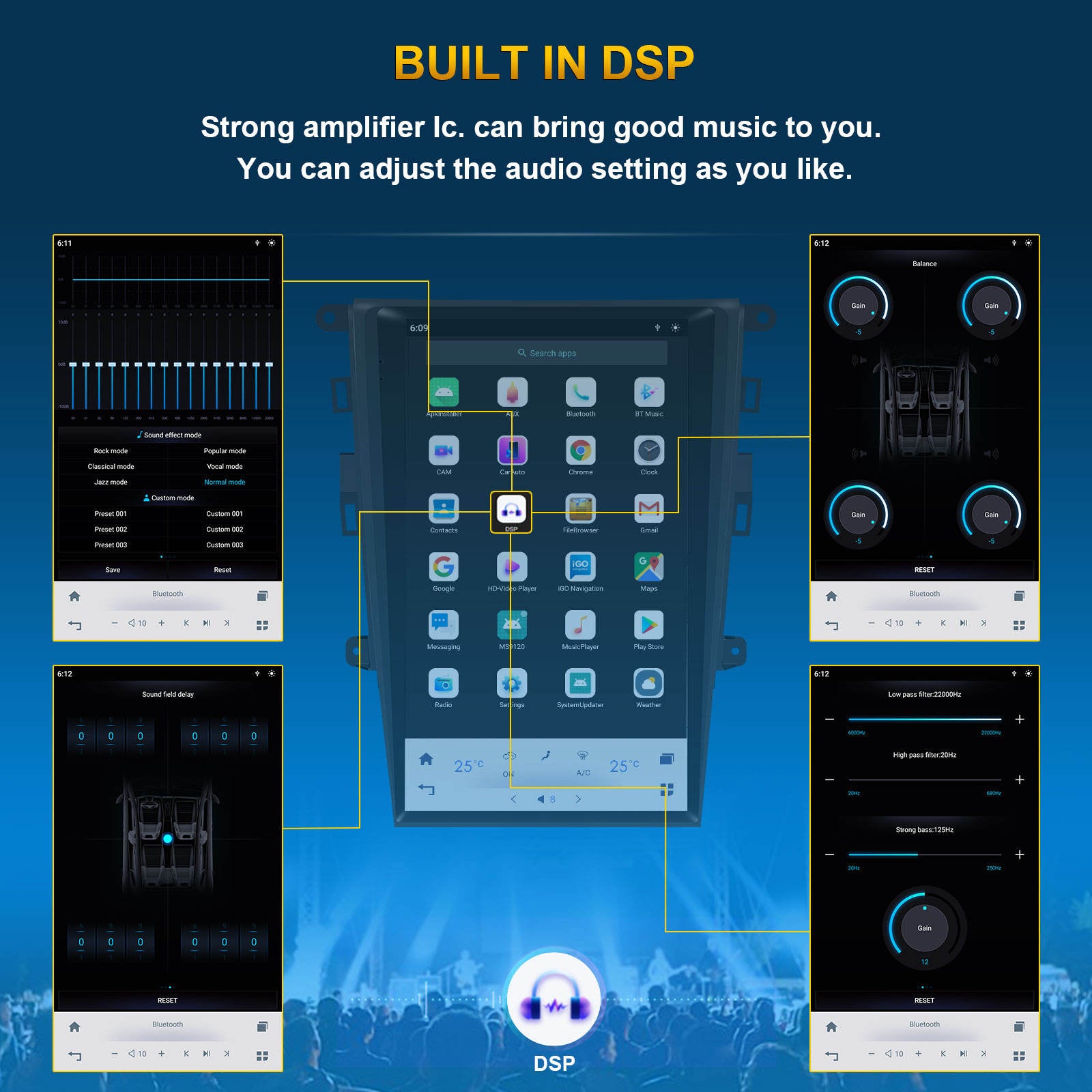 For Ford Mondeo Fusion MK5 2014-2020 13.6" Android Car Stereo | Wireless Apple CarPlay &amp; Android Auto