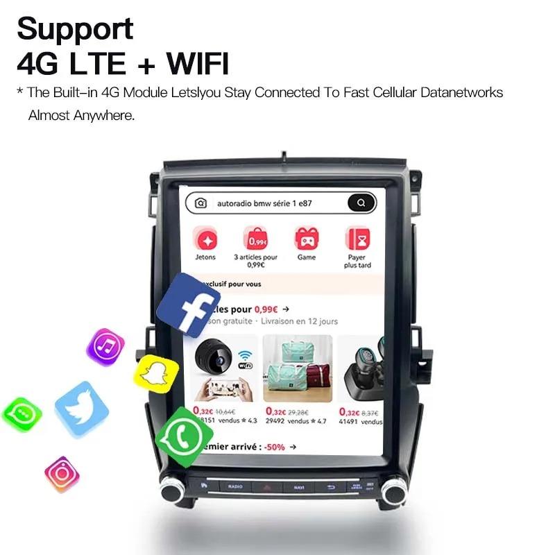 For Ford Ranger Everest 2016-2021 12.1" Android Car Stereo Apple CarPlay Android Auto Screen Upgrade