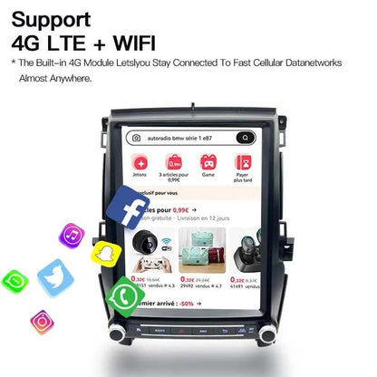 For Ford Ranger Everest 2016-2021 12.1" Android Car Stereo Apple CarPlay Android Auto Screen Upgrade