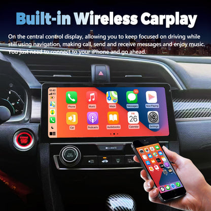 Carify For Honda Civic 2016–2021 10.25"/12.3" Android 14 Car Stereo | Wireless CarPlay &amp; Android Auto