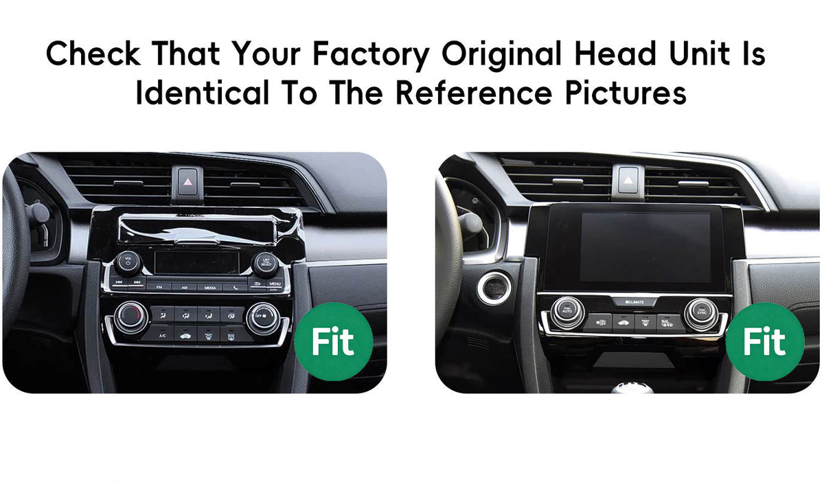 Carify For Honda Civic 2016–2021 10.25"/12.3" Android 14 Car Stereo | Wireless CarPlay &amp; Android Auto