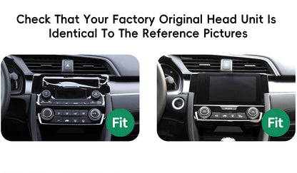 Carify For Honda Civic 2016–2021 10.25"/12.3" Android 14 Car Stereo | Wireless CarPlay &amp; Android Auto